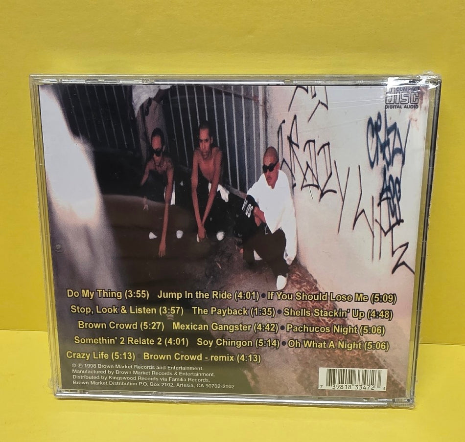 Lil Rob - Crazy Life - 1998 - FAM 3347 - New - Sealed - CDs