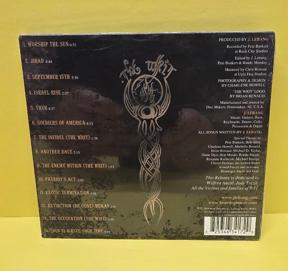J.Lebang - The Writ / Rare - 2004 - New - Sealed - CDs