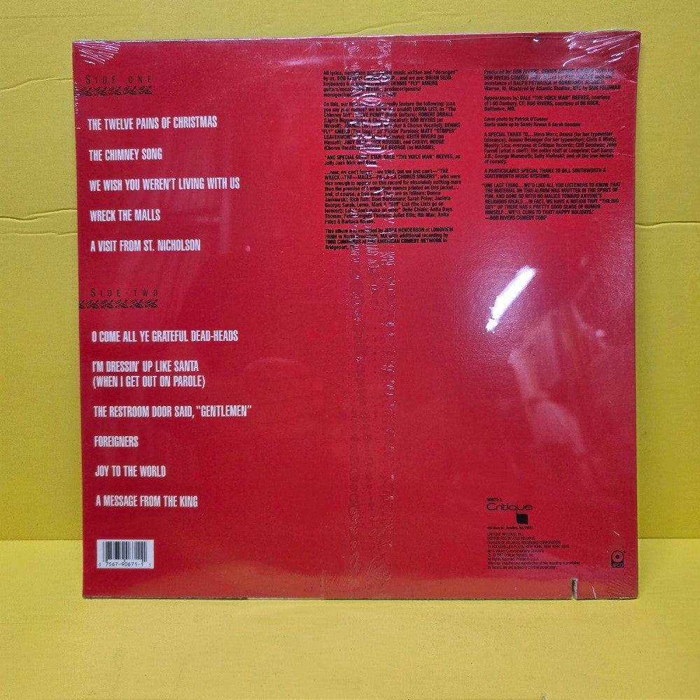 Bob Rivers Comedy Corp - Twisted Christmas - 1987 - 90671-1 - New - Sealed - Vinyl