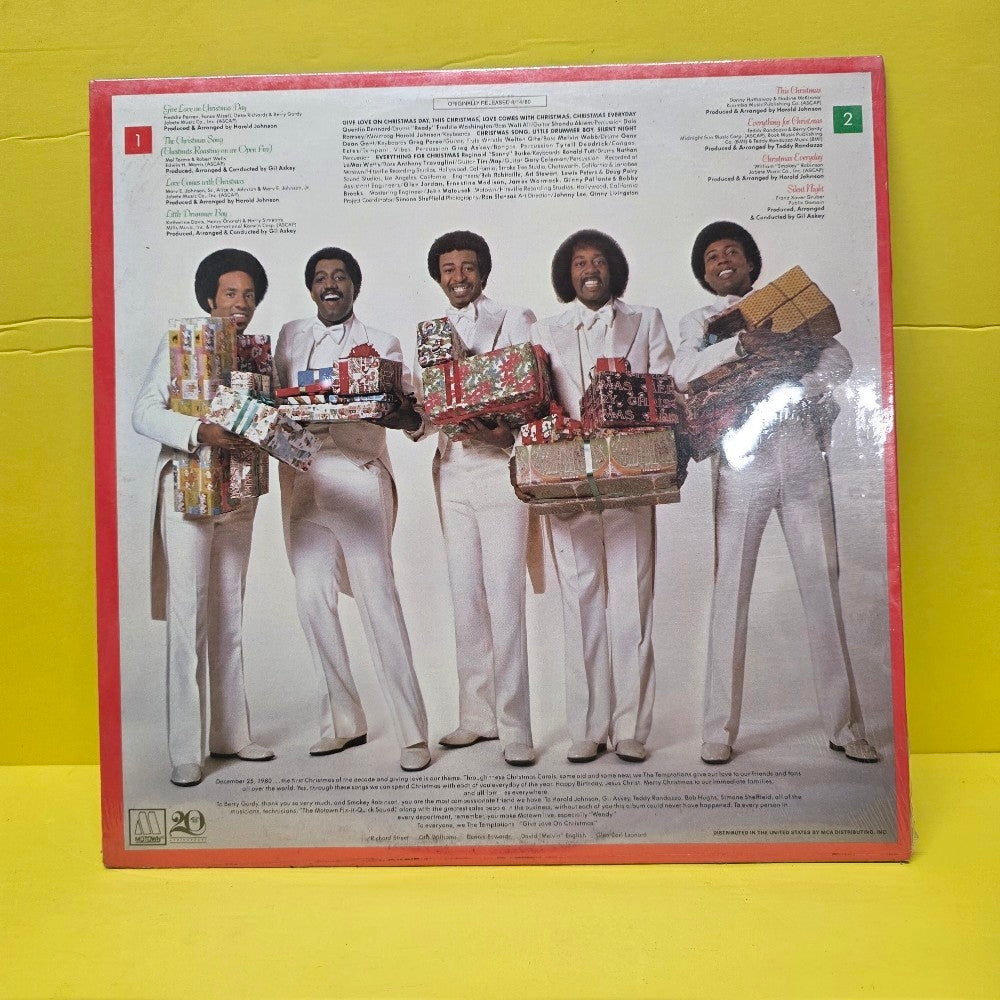 The Temptations - Give Love At Christmas - 1987 - 2842ML - New - Sealed - Vinyl