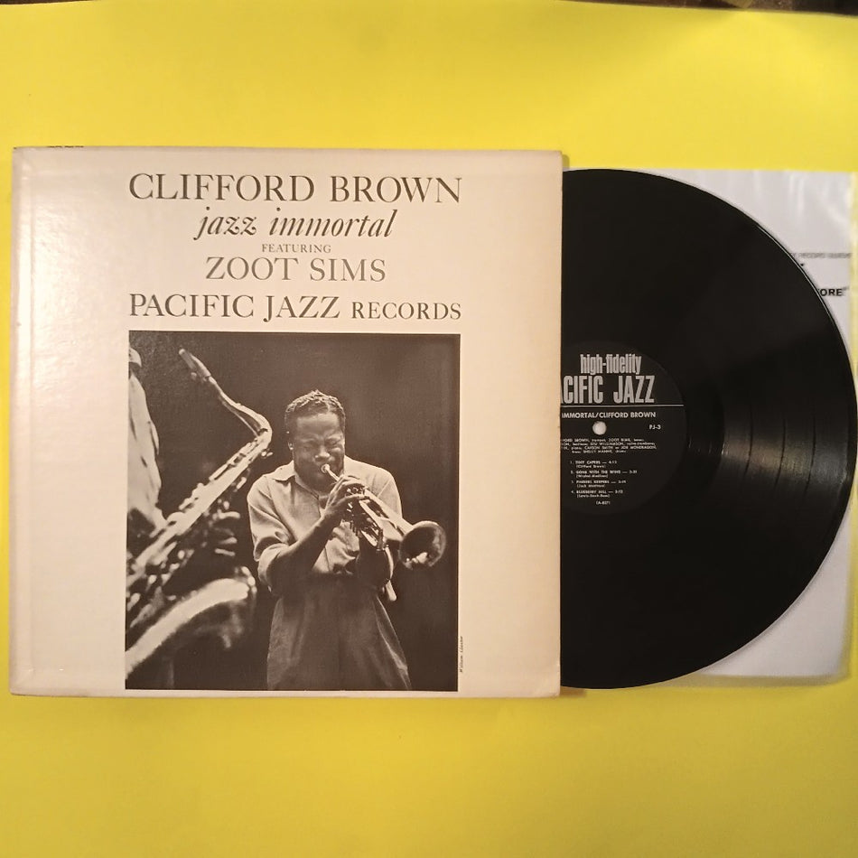 Clifford Brown ft Zoot Sims - Jazz Immortal / Rare Mono Hi-Fi Label - PJ-3 - Used - VG+ - Vinyl