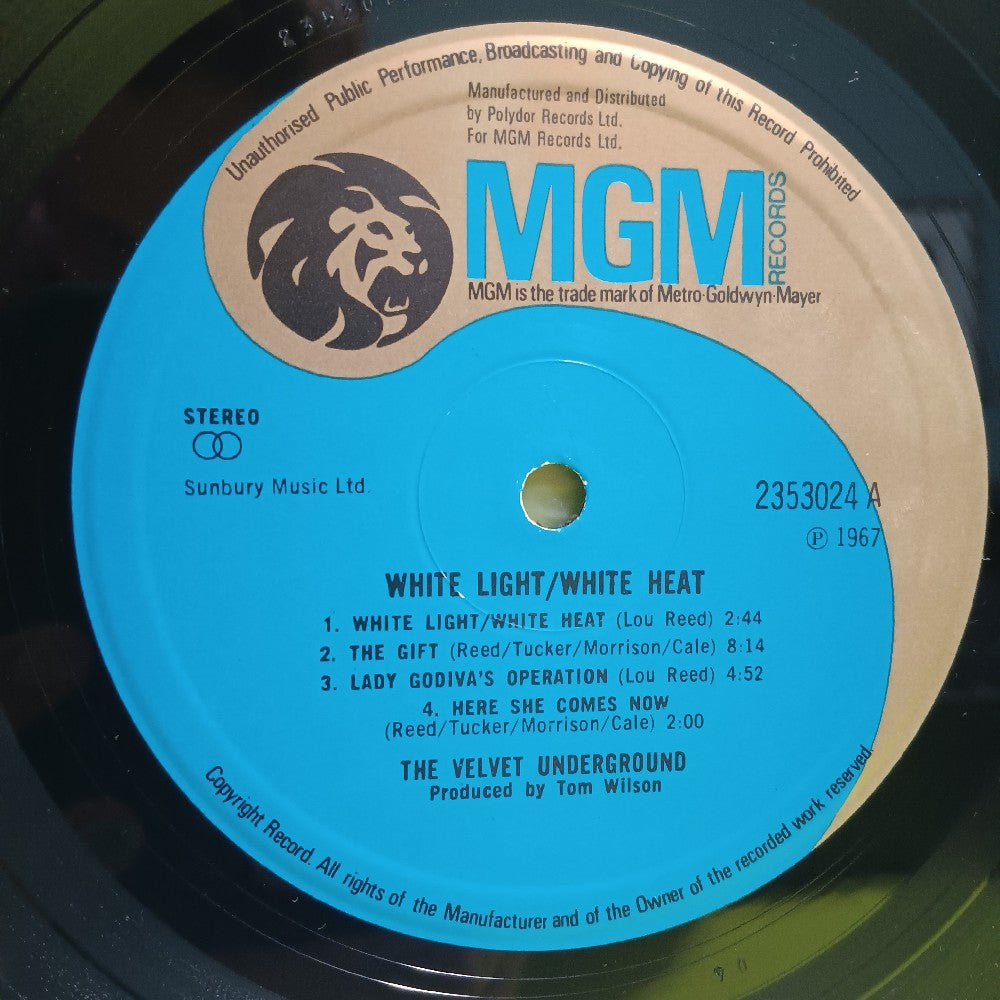 The Velvet Underground - White Light / White Heat UK - 2353 024 - Used - VG++ - Vinyl
