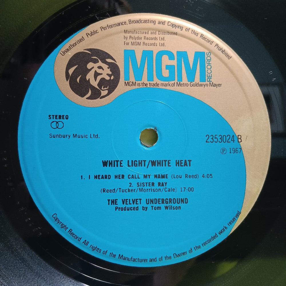 The Velvet Underground - White Light / White Heat UK - 2353 024 - Used - VG++ - Vinyl