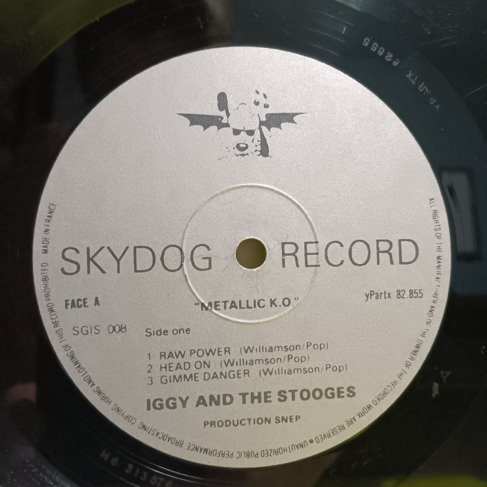 Iggy and the Stooges - Metallic 'KO / France - 1976 - SGIS 008 - Used - VG++ - Vinyl