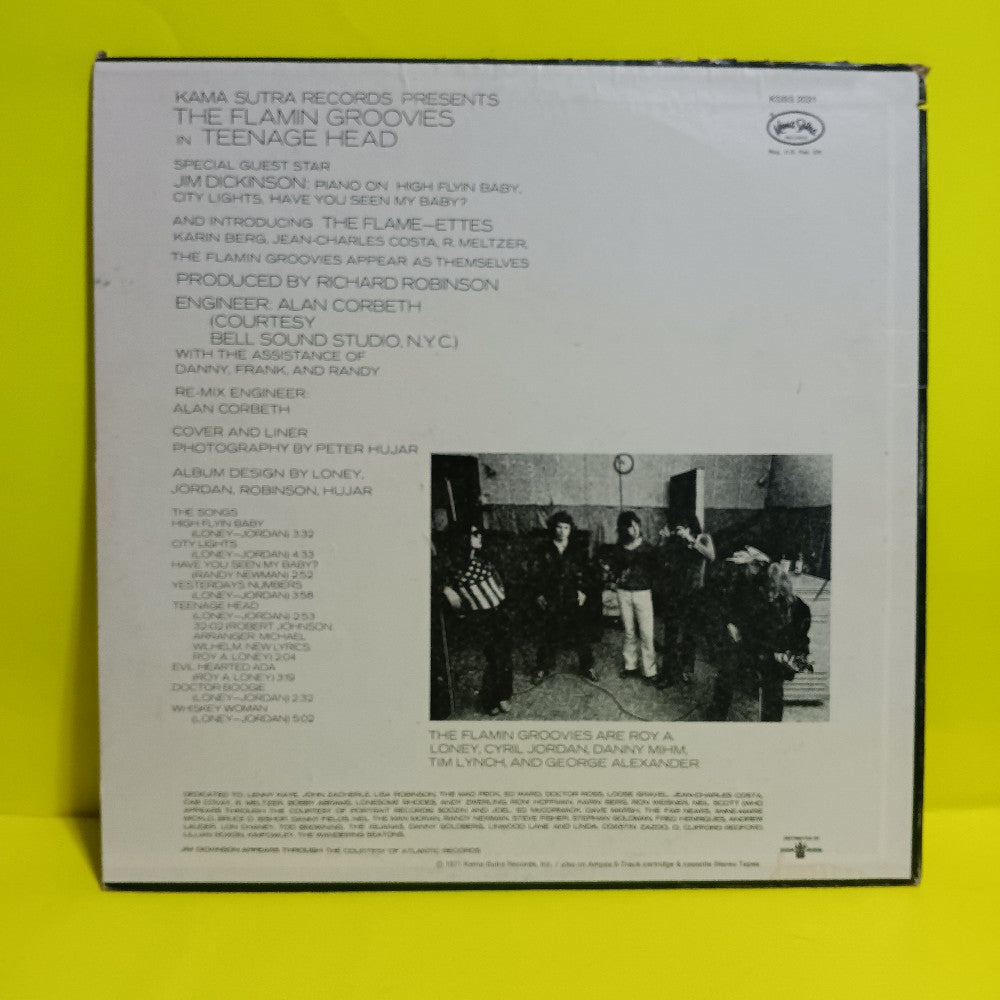 The Flamin' Groovies - Teenage Head / Original - 1971 - KSBS 2031 - Used - VG++ - Vinyl