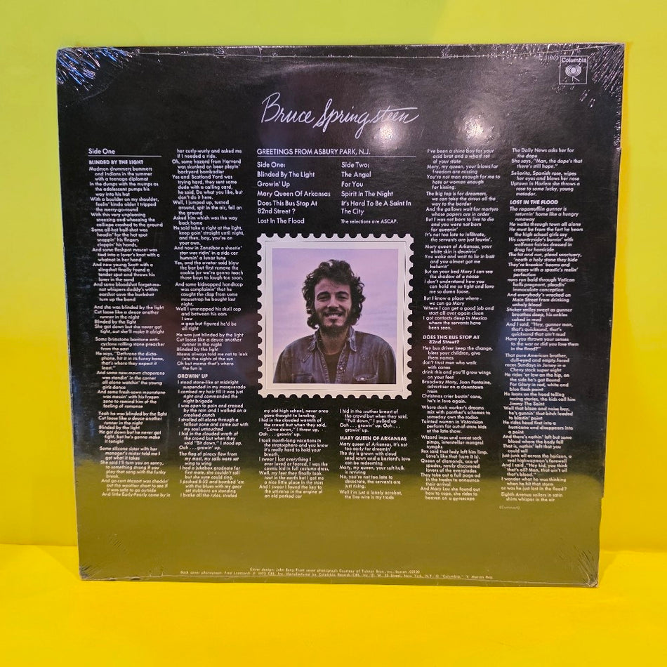 Bruce Springsteen  - Greetings From Asbury Park, N.J. - 1975 - PC 31903 - New - Sealed - Vinyl