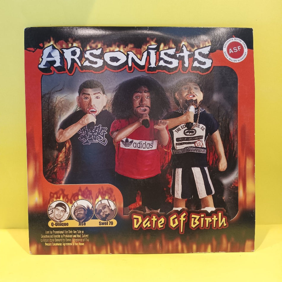 The Arsonists - Date Of Birth / Promo - 2001 - OLE 476-1 - Used - VG++ - Vinyl