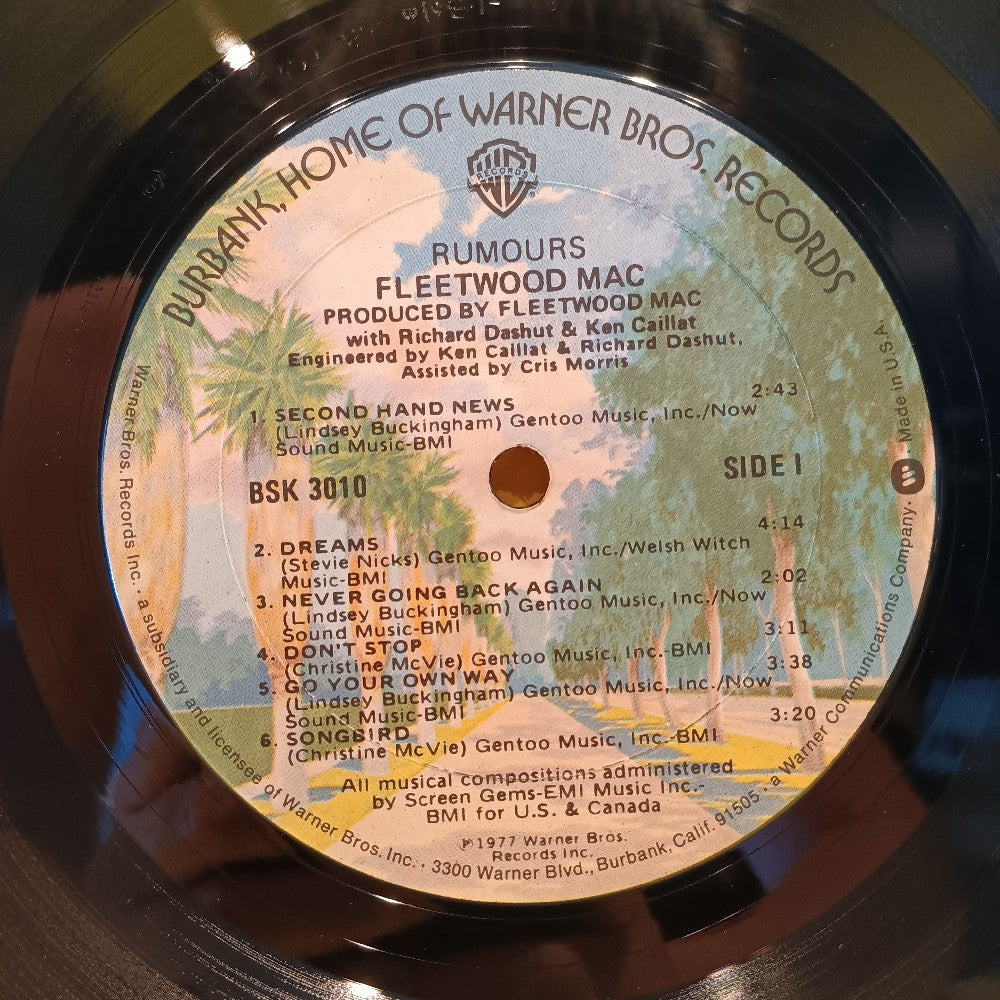 Fleetwood Mac - Rumours / Textured Cover w. Insert - 1977 - BSK 3010 - Used - VG++ - Vinyl