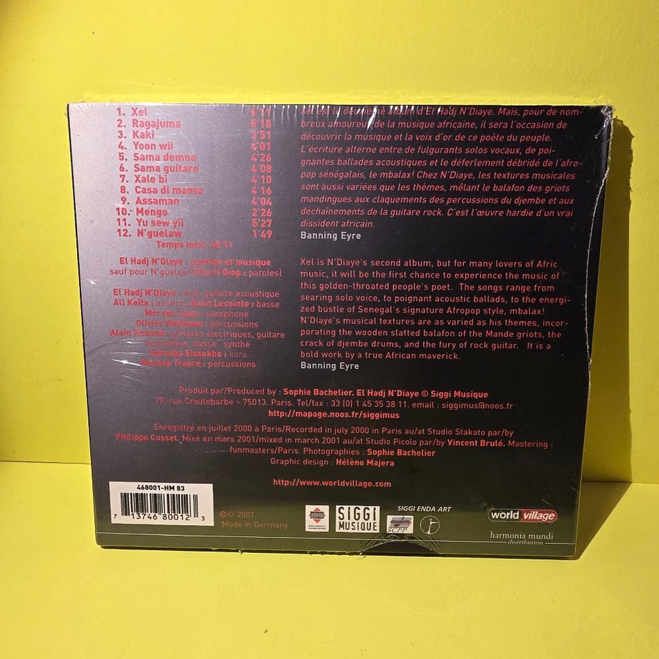 El Hadj N'Diaye - Xel - 2001 - 468001 - New - Sealed - CDs