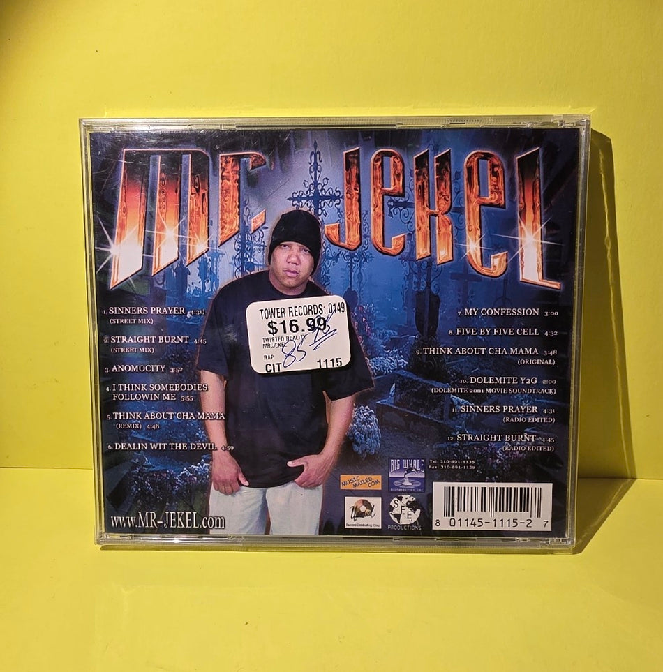 Mr. Jekel - Twisted Reality - 2000 - BW1115 - New - Sealed - CDs