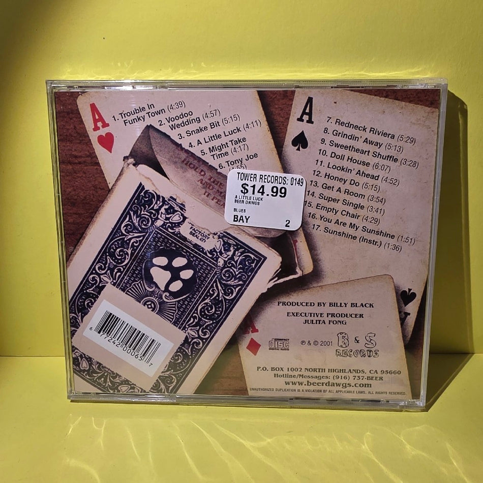 Beer Dawgs - A Little Luck - 2001 - BS002 - New - Sealed - CDs