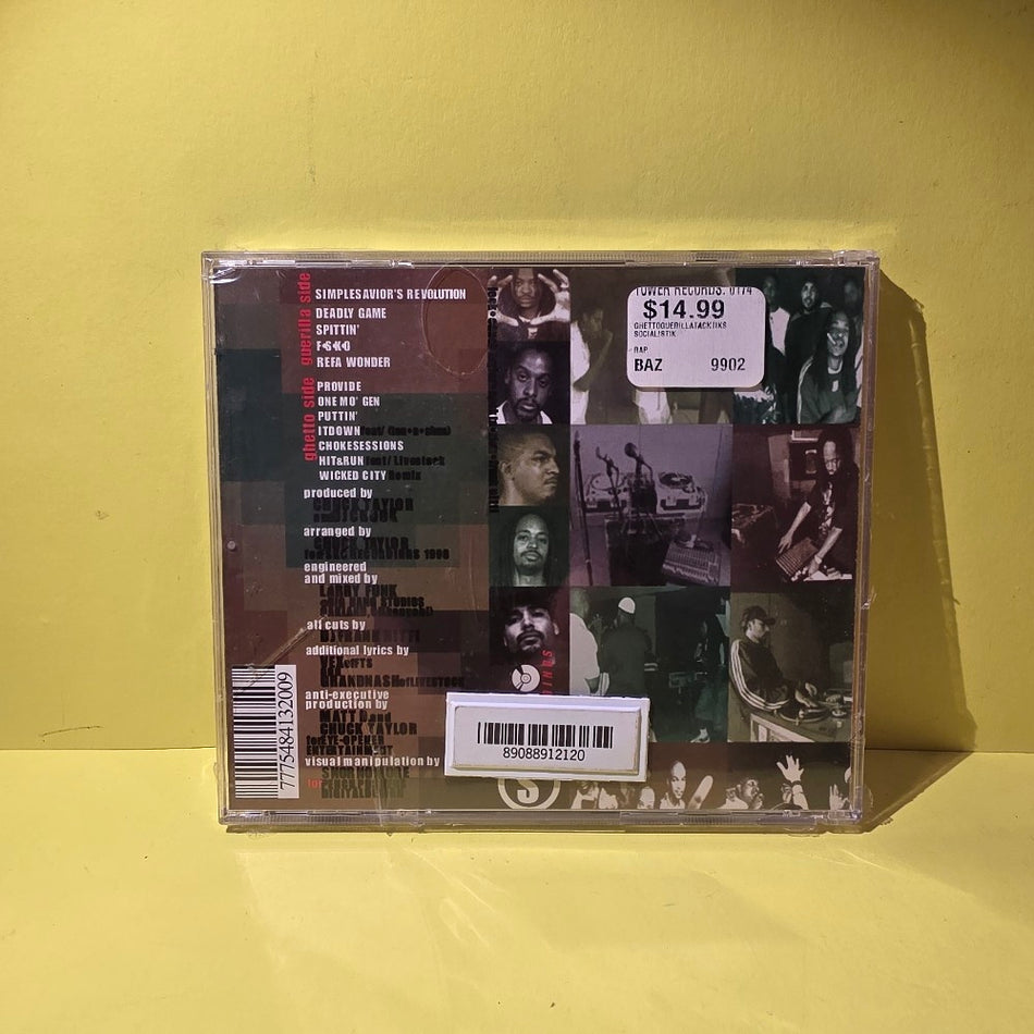 Socialistik - Ghettoguerillatactiks - 1988 - New - Sealed - CDs