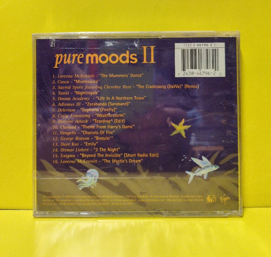 Various - Pure Moods II - 1998 - 7243 8 46796 2 0 - New - Sealed - CDs