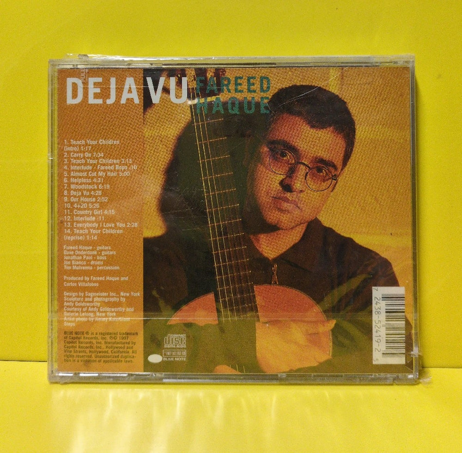 Fareed Haque - Deja Vu - 1997 - CDP 7243 8 52419 2 5 - New - Sealed - CDs