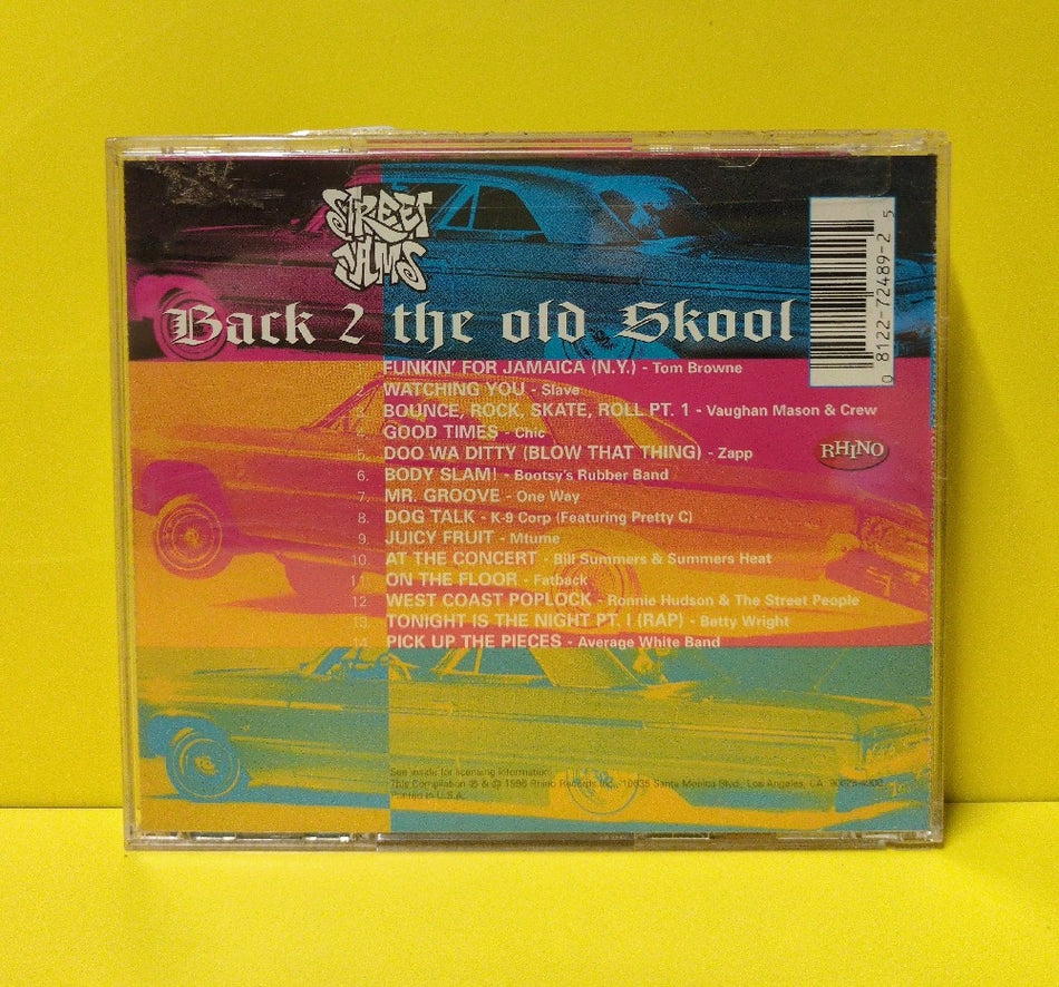 Various - Street Jams : Back 2 The Old Skool Part Three - 1996 - R2 72489 - Used - VG++ - CDs