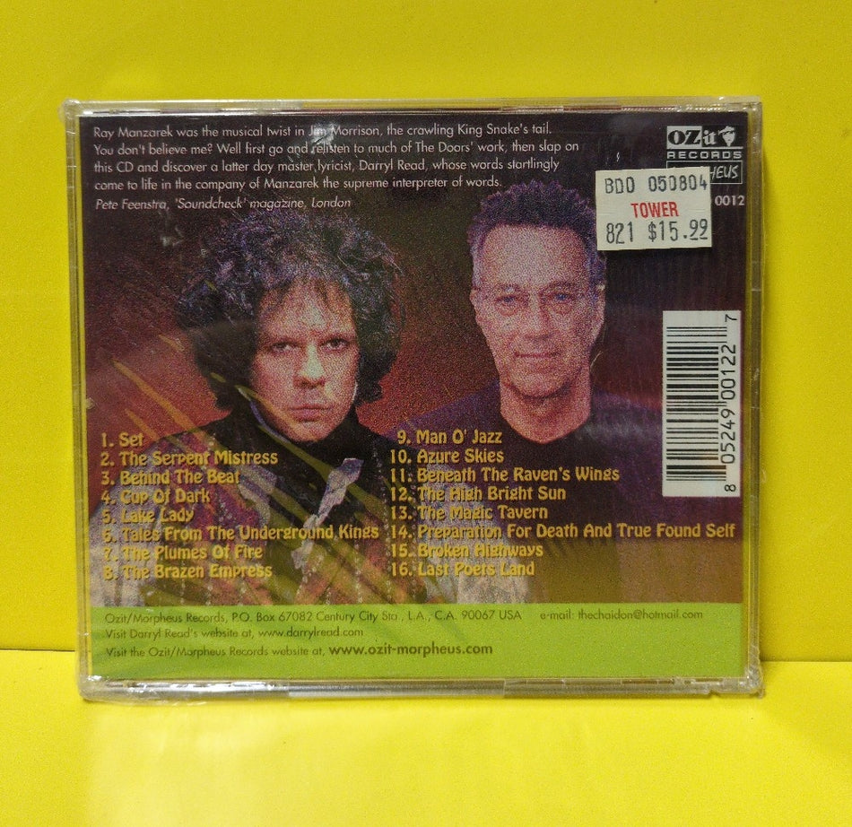 Darryl Read & Ray Manzarek - Freshly Dug - 1999 - OZITCD0012 - New - Sealed - CDs