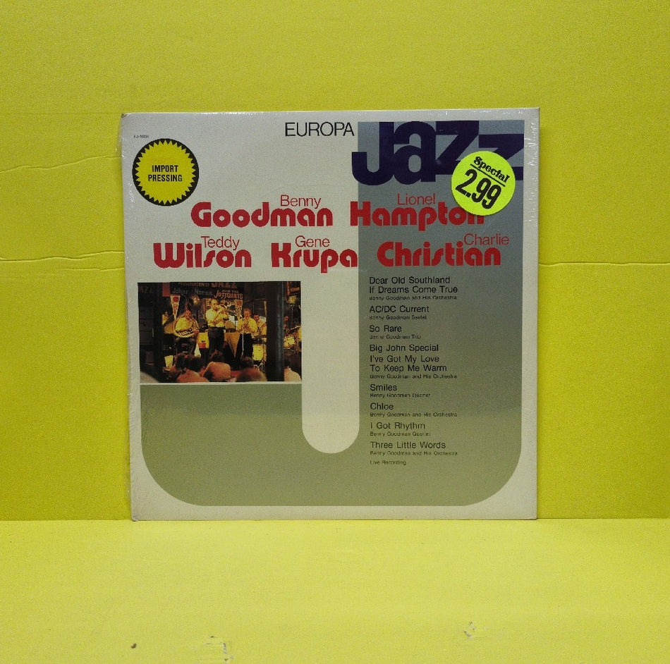 Benny Goodman - Europa Jazz - 1981 - EJ-1004 - New - Sealed - Vinyl