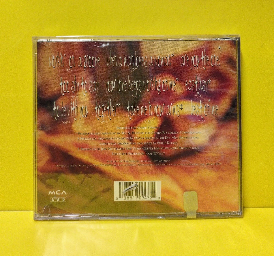 Jody Watley - Intimacy - 1993 - MCAD-10947 - New - Sealed - CDs