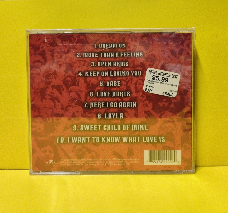 Dream On - The Best Of Arena Rock Ballads - 2004 - 75517484002 - New - Sealed - CDs