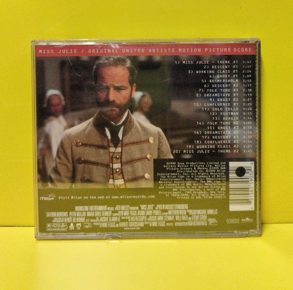 Mike Figgis - Miss Julie (Original United Artists Motion Picture Score) - 1999 - 73138-35903-2 - New - Sealed - CDs