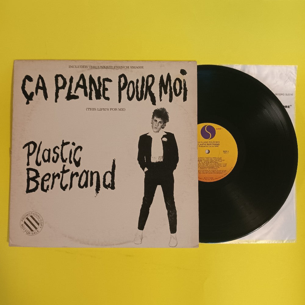 Plastic Bertrand - Ca Plane Pour Moi This Life's For Me PROMO - 1977 - SRK 6061 - Used - VG++ - Vinyl
