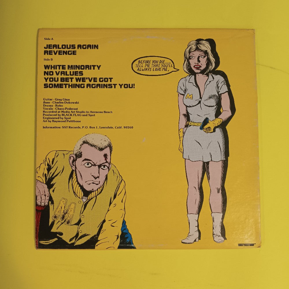 Black Flag - Jealous Again / Original Cardboard Inside - 1980