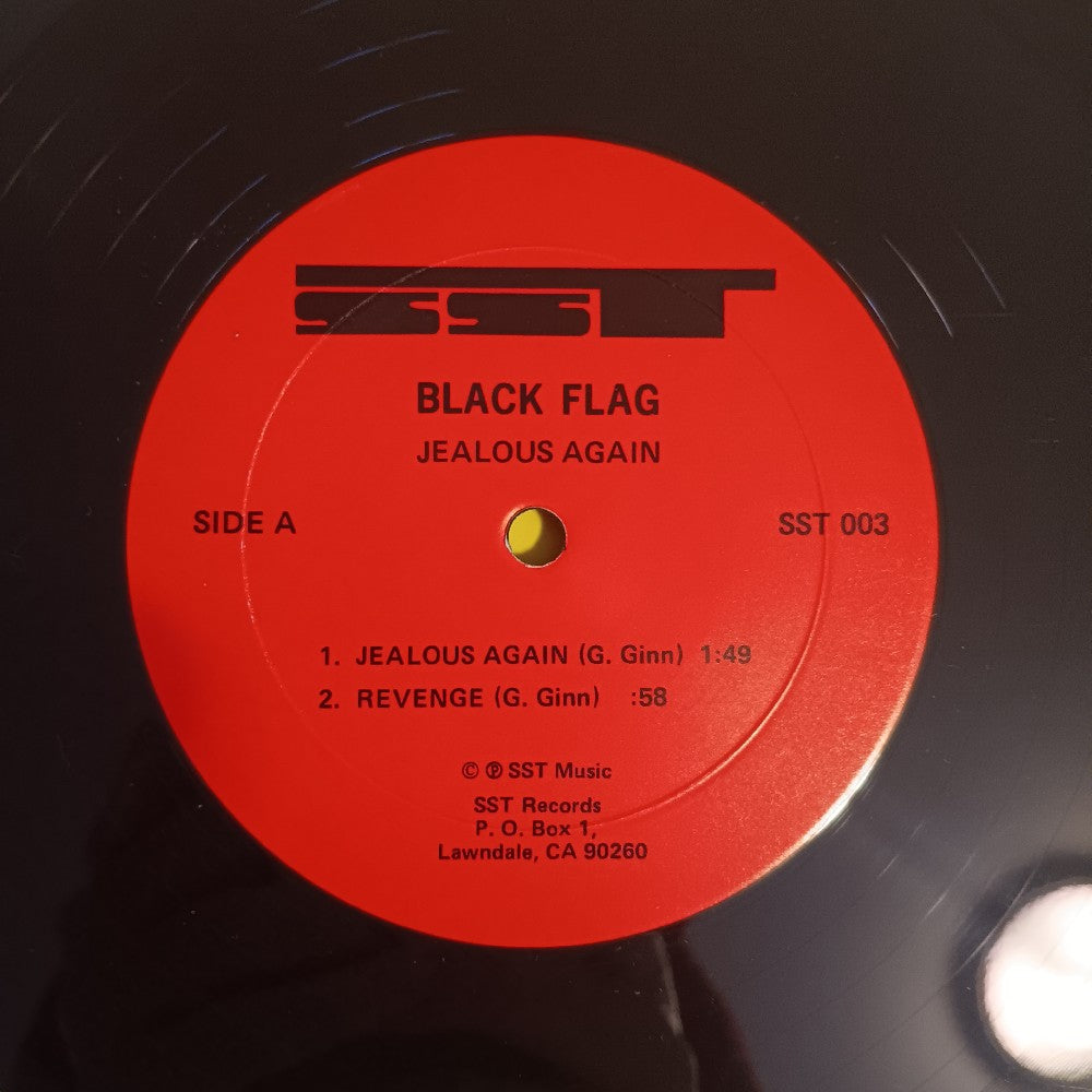 Black Flag - Jealous Again / Original Cardboard Inside - 1980
