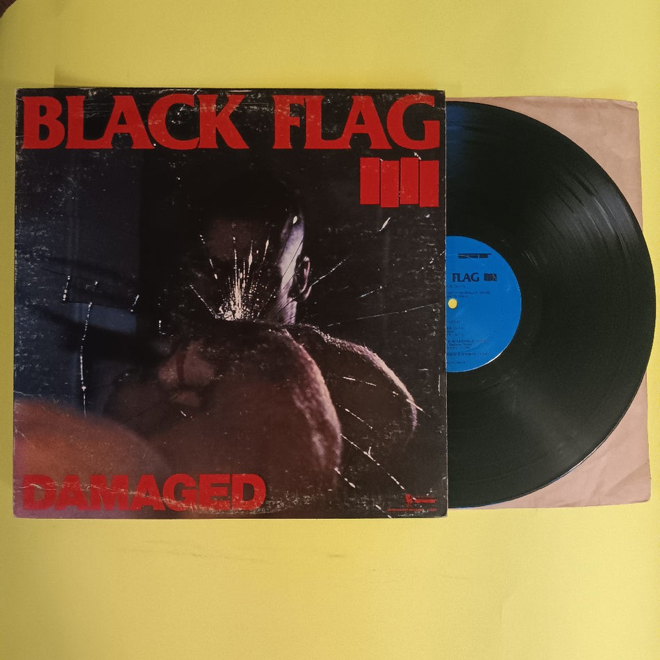Black Flag - Damaged / Anti-Parent Sticker - 1981 - Unicorn 9502 - Used - VG - Vinyl