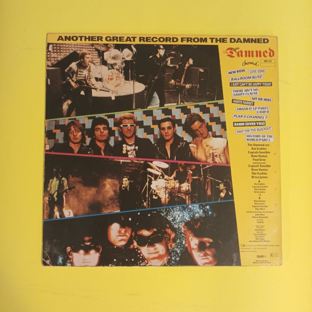The Damned - Another Great Record From / The Best of The Damned / Germany - 1981 - 0067.079 DAM1 - Used - VG+ - Vinyl