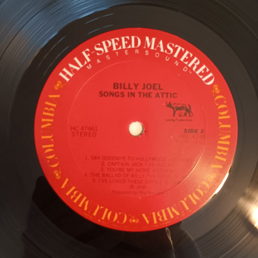 Billy Joel - Songs In The Attic / Half Speed Mastered - 1981 - HC 47461 - Used - EX - Vinyl