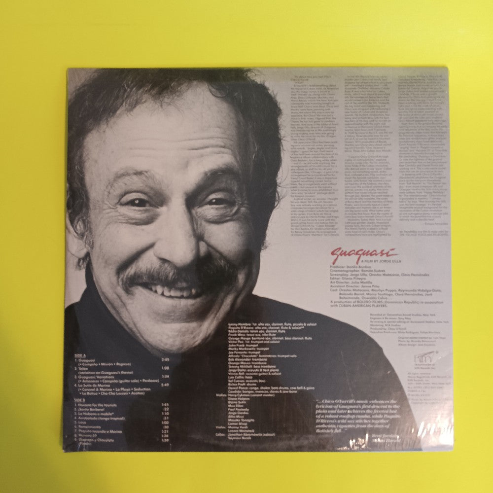 Chico O'Farrill - Guaguasi Motion Picture Soundtrack - 1984 - K-746 - New - Sealed - Vinyl