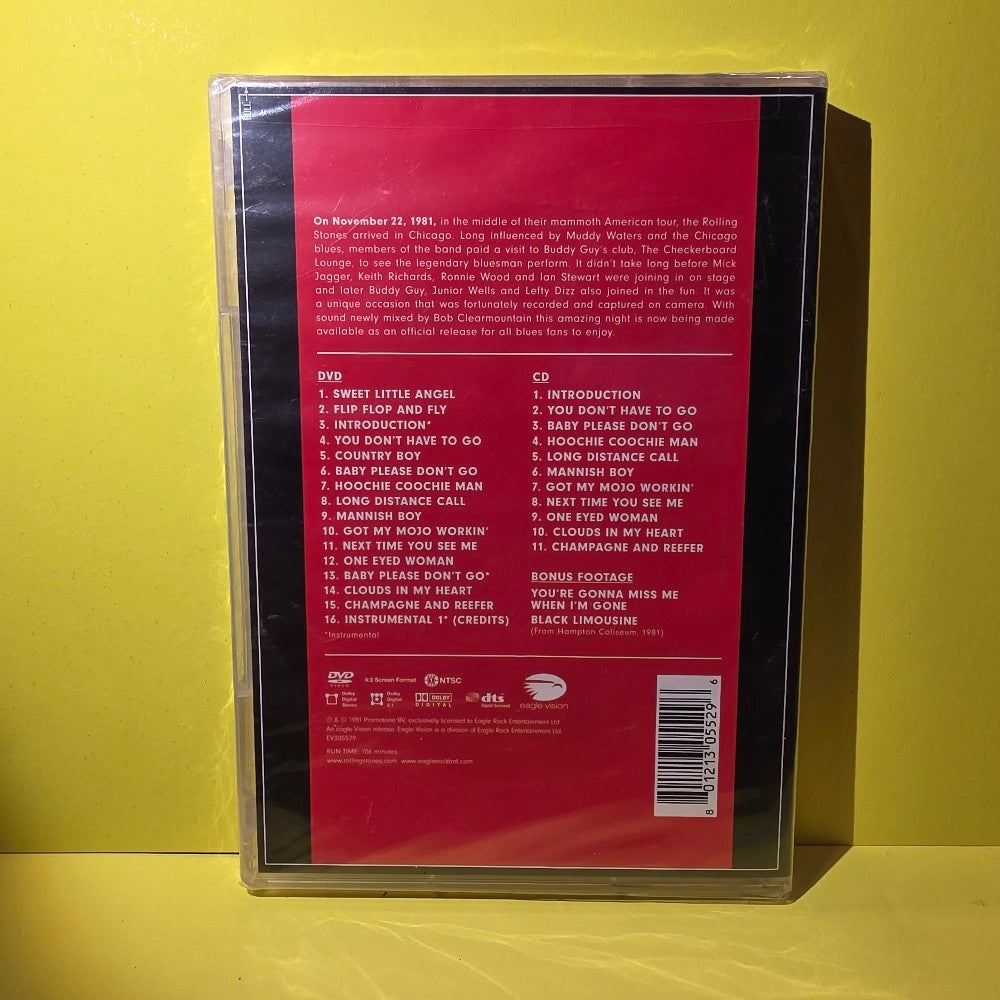 Muddy Waters & The Rolling Stones - Checkerboard Lounge, Live Chicago 1981/ Cd & DVD - 2012 - EV305529 - New - Sealed - CDs