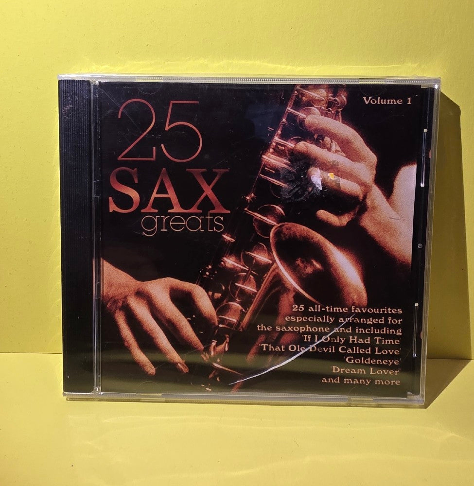 Various - 25 Sax Greats Volume 1 - 2001 - TMI657 - New - Sealed - CDs