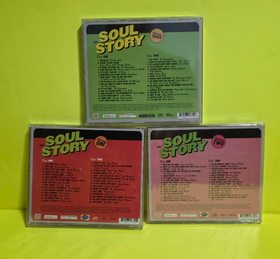 Various - The Soul Story Volume 1,2,3 (3 CDs. - 2006 - OPCD-7896 - New - Sealed - CDs