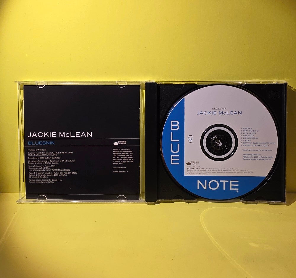 Jackie McLean - Bluesnik - 2009 - 50999 2 65145 2 9 - Used - VG++ - CDs
