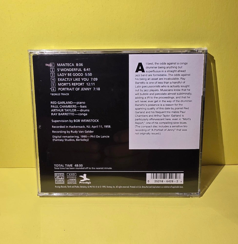The Red Garland Trio - Manteca - 1990 - OJCCD-428-2 - Used - VG+ - CDs