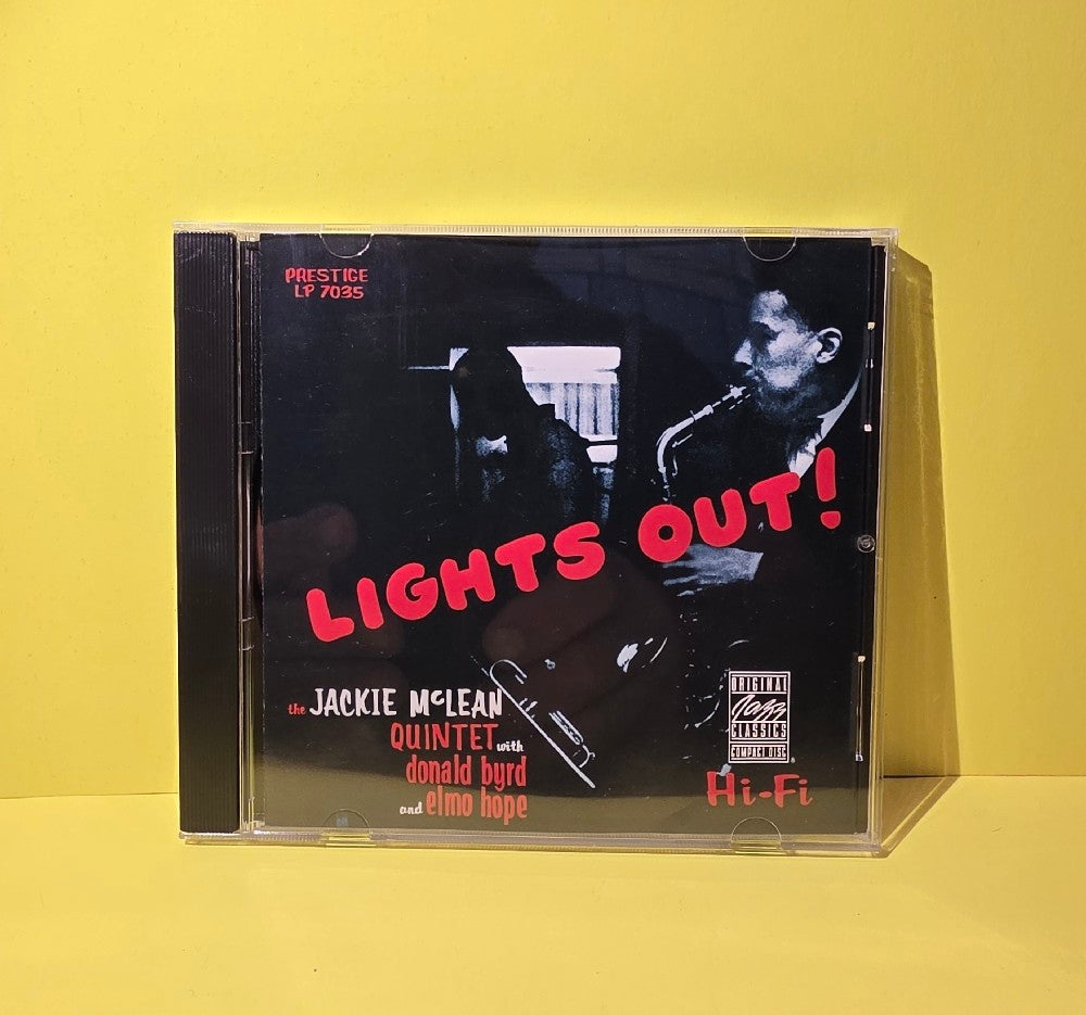 The Jackie McLean Quintet With Donald Byrd And Elmo Hope - Lights Out! - 1990 - OJCCD-426-2 - Used - VG+ - CDs