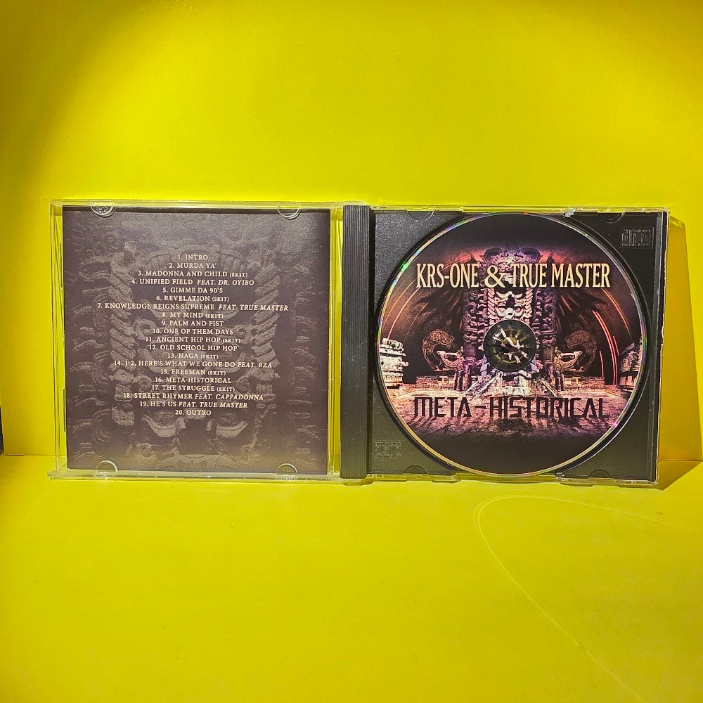 KRS-One & True Master - Meta-Historical - 2010 - FB5135 - Used - VG++ - CDs