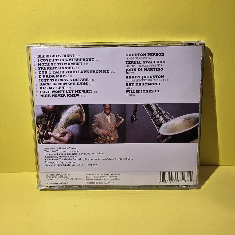 Houston Person - Moment To Moment - 2010 - HCD 7217 - Used - VG++ - CDs