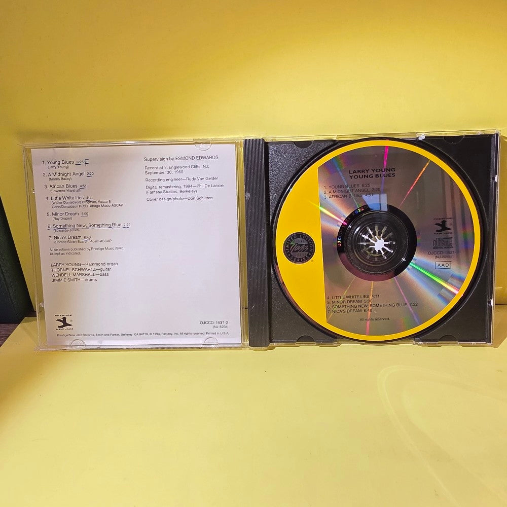 Larry Young  - Young Blues - 1994 - OJCCD-1831-2 - Used - VG+ - CDs