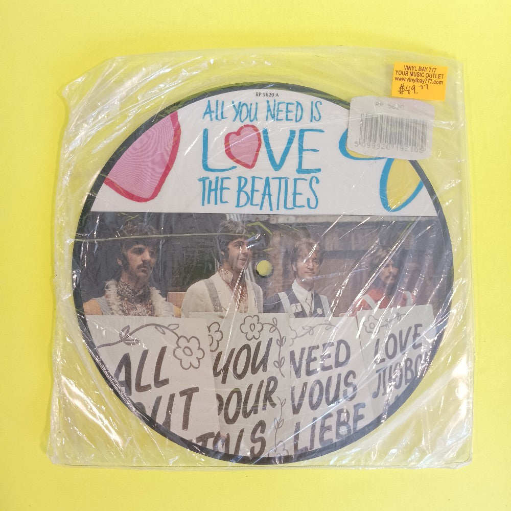 The Beatles - All You Need Is Love 7" Picture Disc - 1987 - RP 5620 - New - Sealed - Vinyl