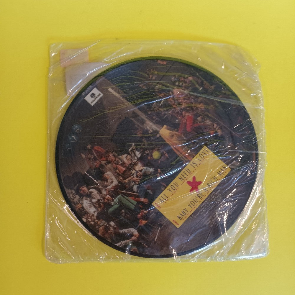 The Beatles - All You Need Is Love 7" Picture Disc - 1987 - RP 5620 - New - Sealed - Vinyl