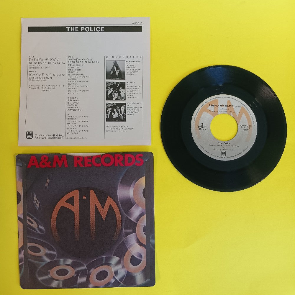 The Police - De Do Do Do De Da Da Da / Japan 7" - 1981 - AMP-713 - Used - NM - Vinyl