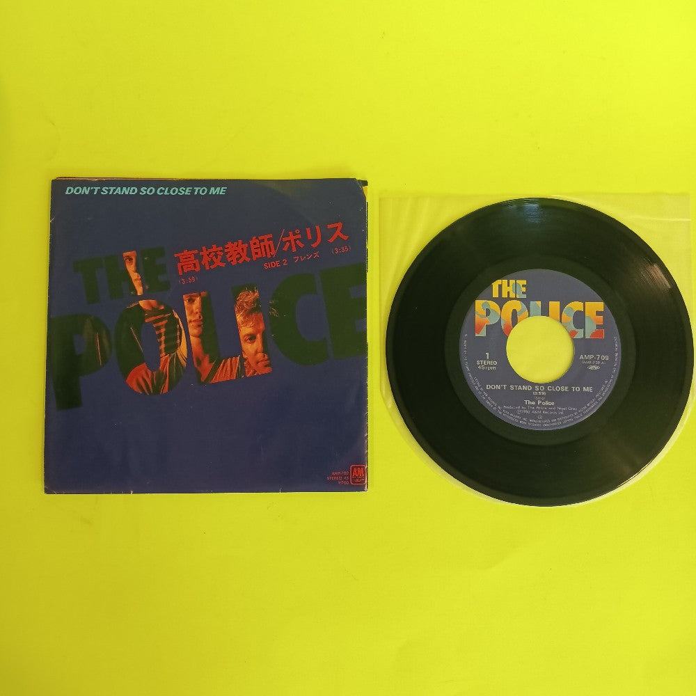 The Police - Don't Stand So Close To Me / Japan Poster Sleeve 7" - 1980 - AMP-709 - Used - NM - Vinyl