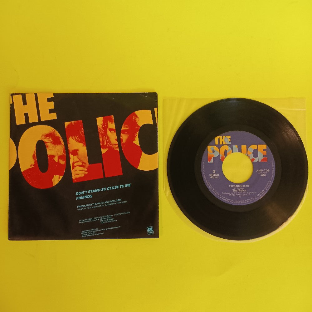 The Police - Don't Stand So Close To Me / Japan Poster Sleeve 7" - 1980 - AMP-709 - Used - NM - Vinyl