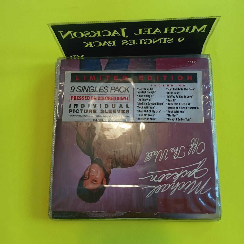 Michael Jackson - 9 Singles Pack / 9x 7" UK Red Vinyl - 1983 - MJ1-9 - Used - EX - Vinyl