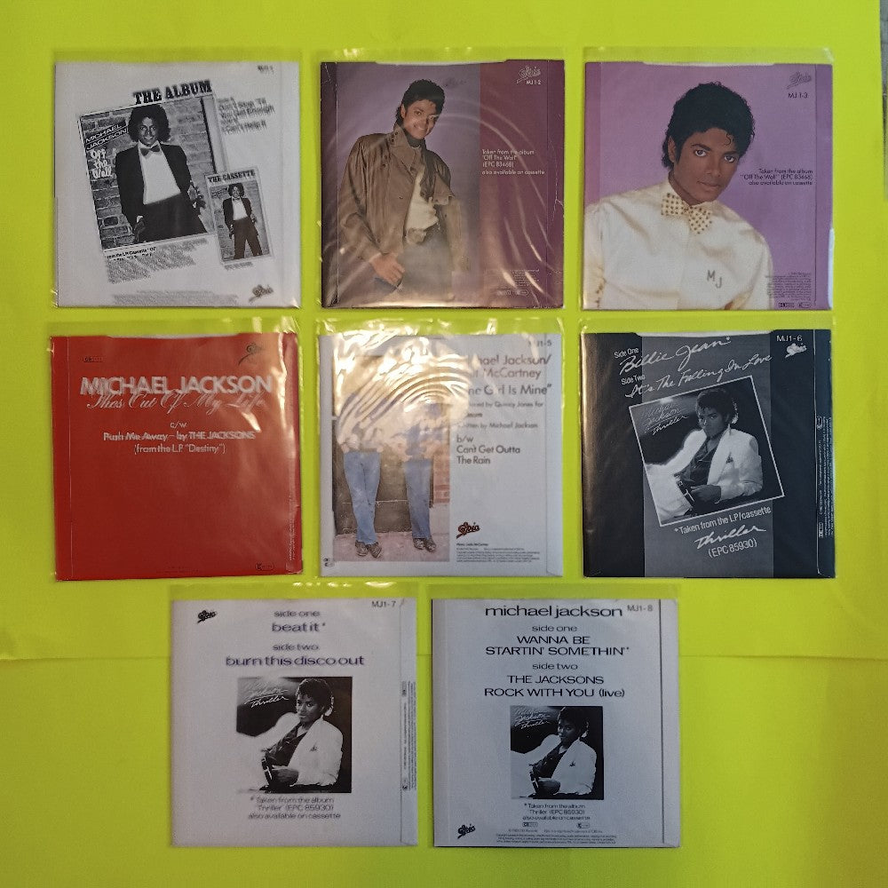 Michael Jackson - 9 Singles Pack / 8x 7" UK Red Vinyl  - 1983 - MJ1-9 - Used - VG++ - Vinyl