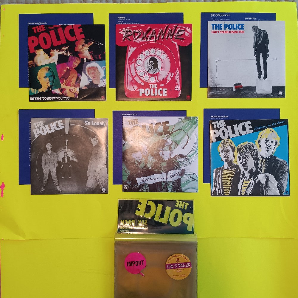The Police - Six Pack / UK Blue Vinyl 6x 7" - 1980 - AMPP 6001 - Used - VG++ - Vinyl