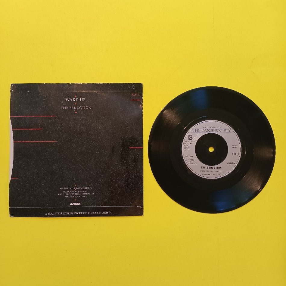 The Danse Society - Wake Up / The Seduction (UK Silver Injection Label) - 1983 - SOC5 - Used - EX - Vinyl