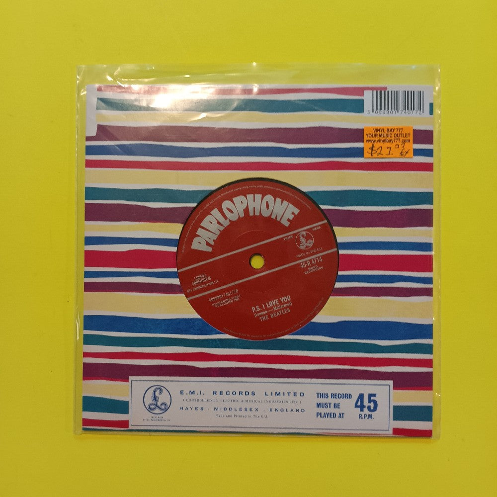 The Beatles - Love Me Do / PS I Love You 7" - 2012 - 45-R 4949 - Used - EX - Vinyl